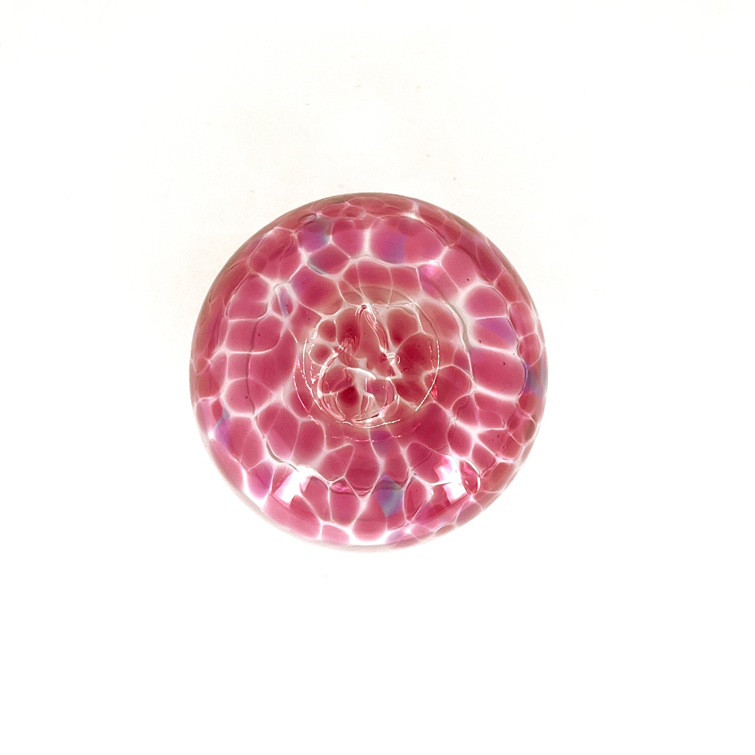 Clear X Fuchsia Frit