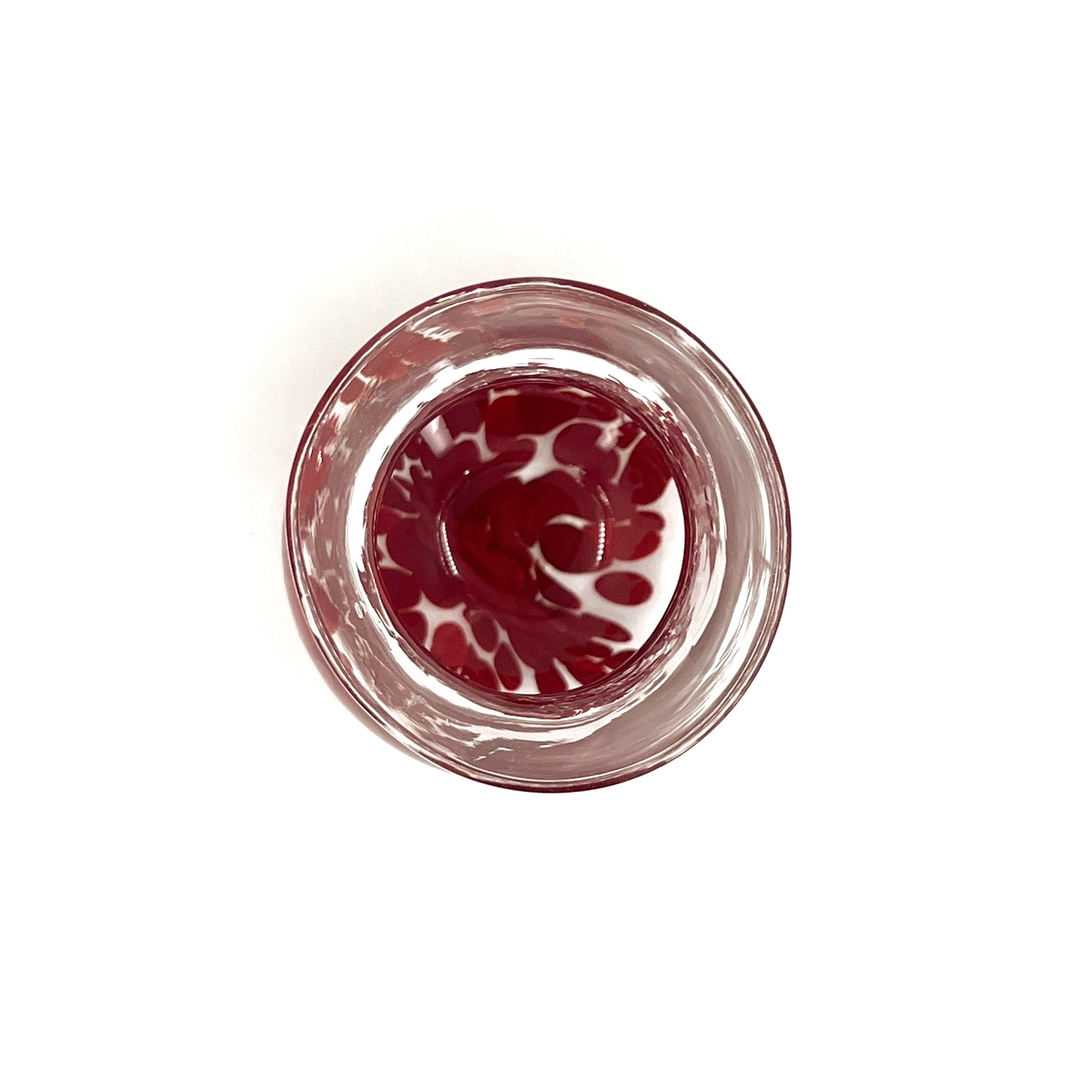 Clear X Red Frit