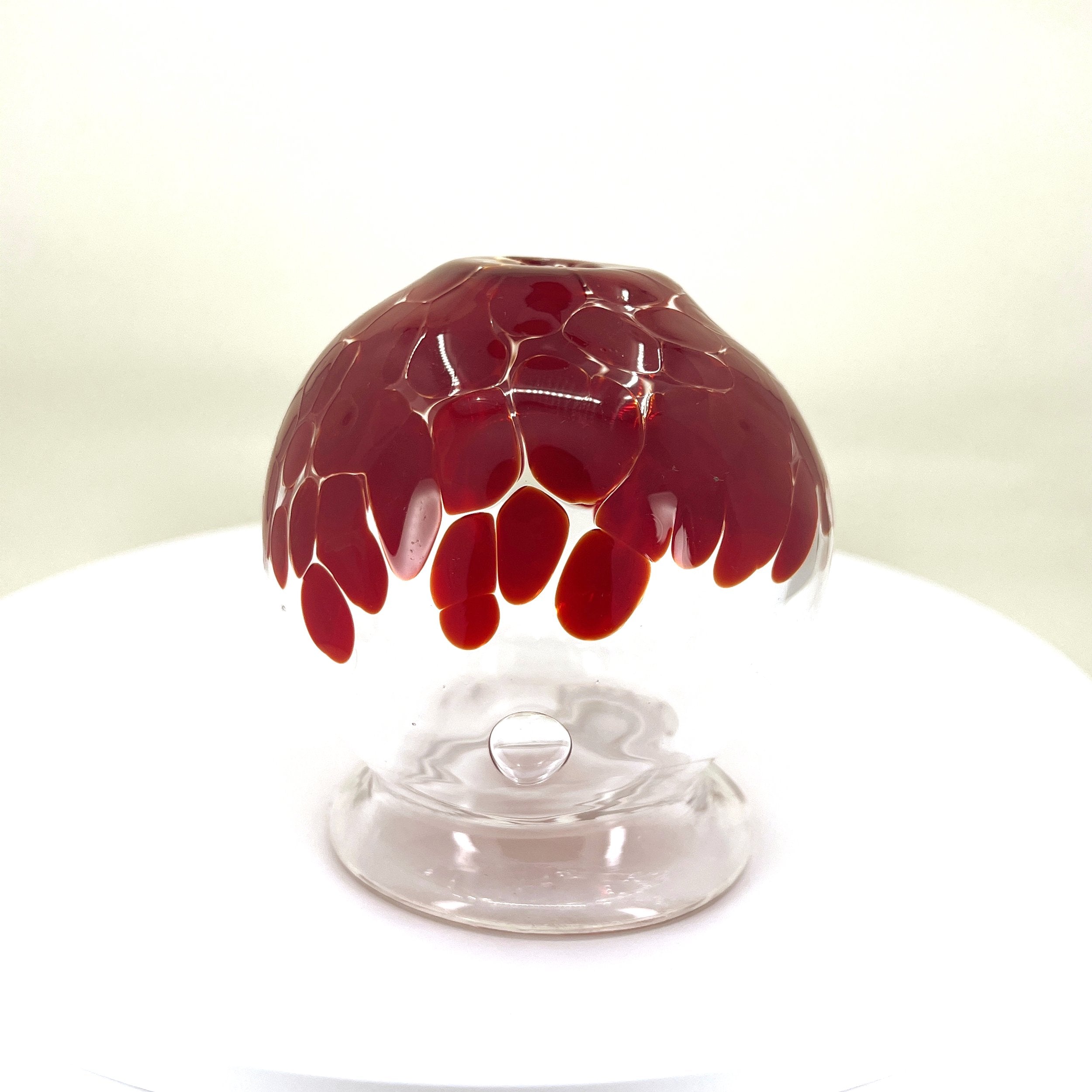 Clear X Red Frit