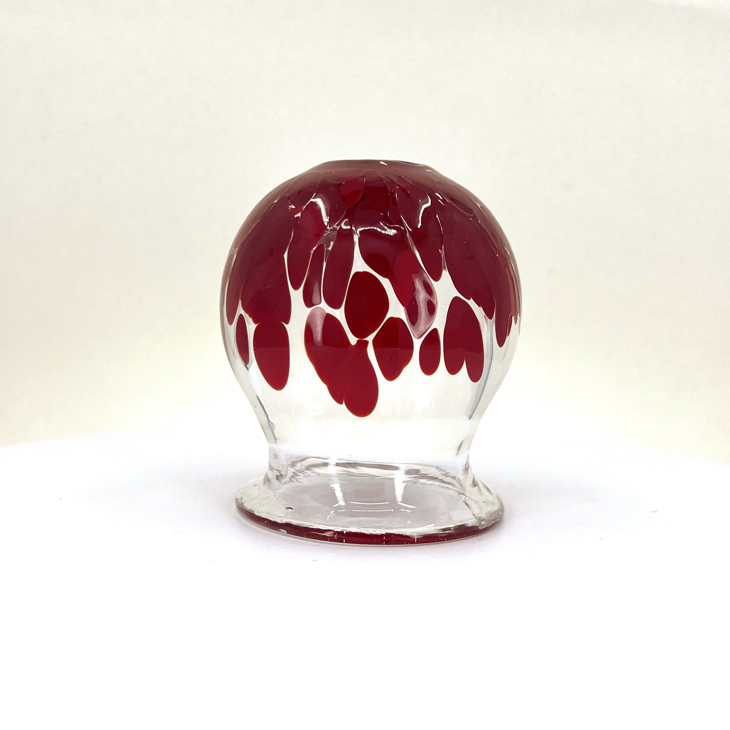 Clear X Red Frit