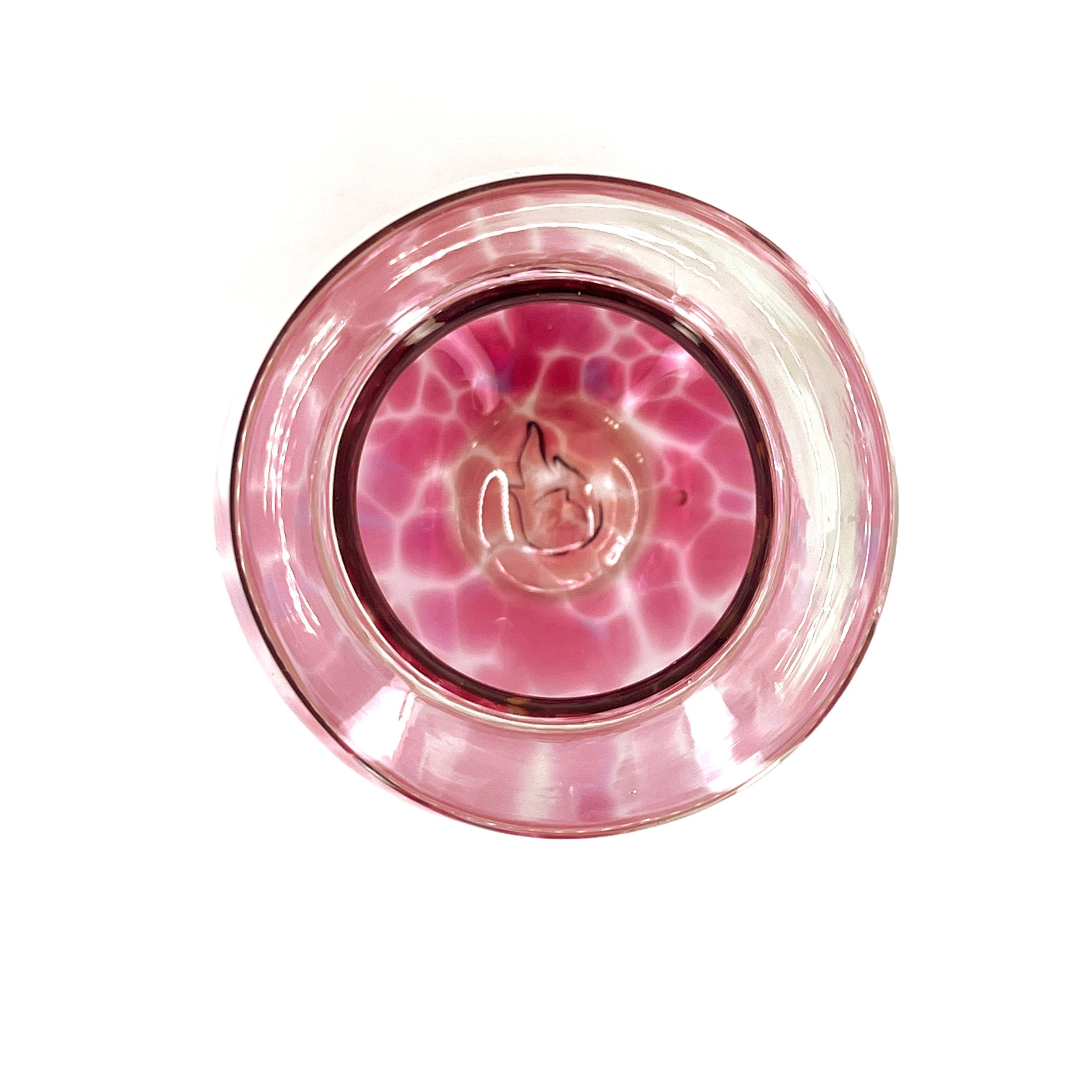 Clear X Fuchsia Frit