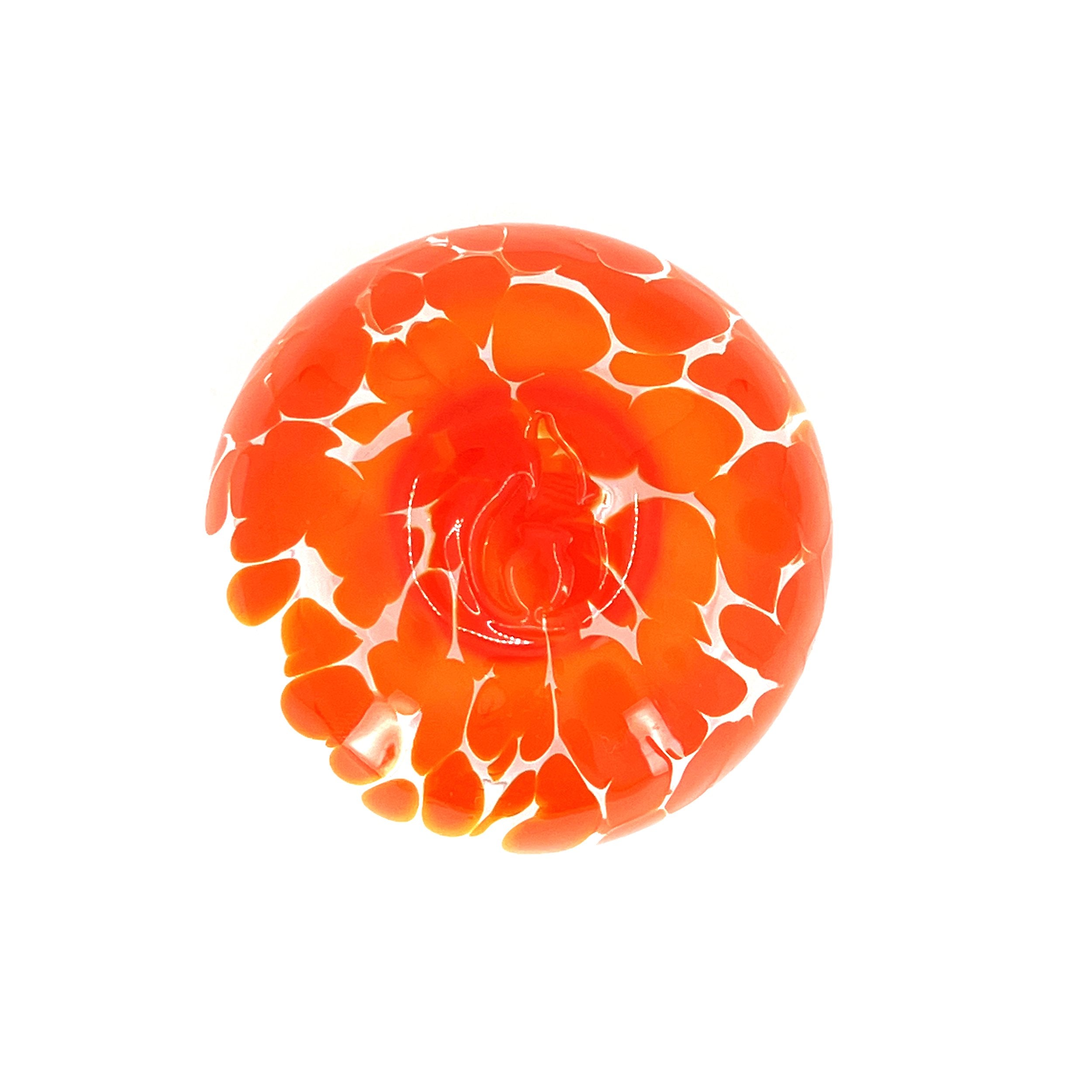 Clear X Orange Frit
