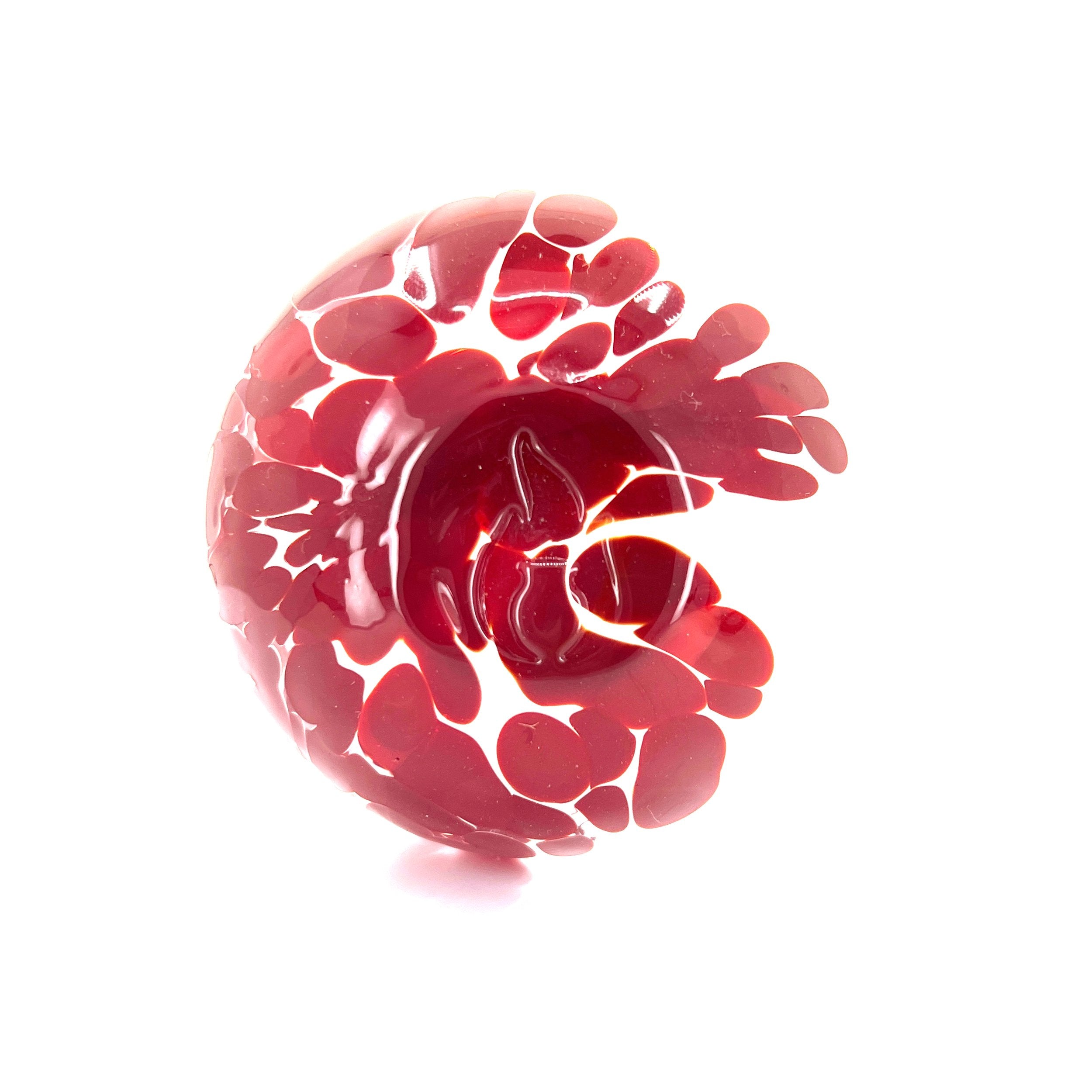 Clear X Red Frit