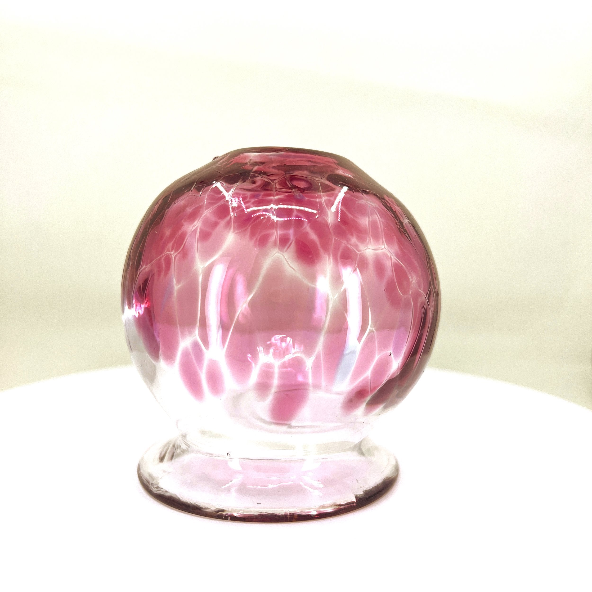 Clear X Fuchsia Frit