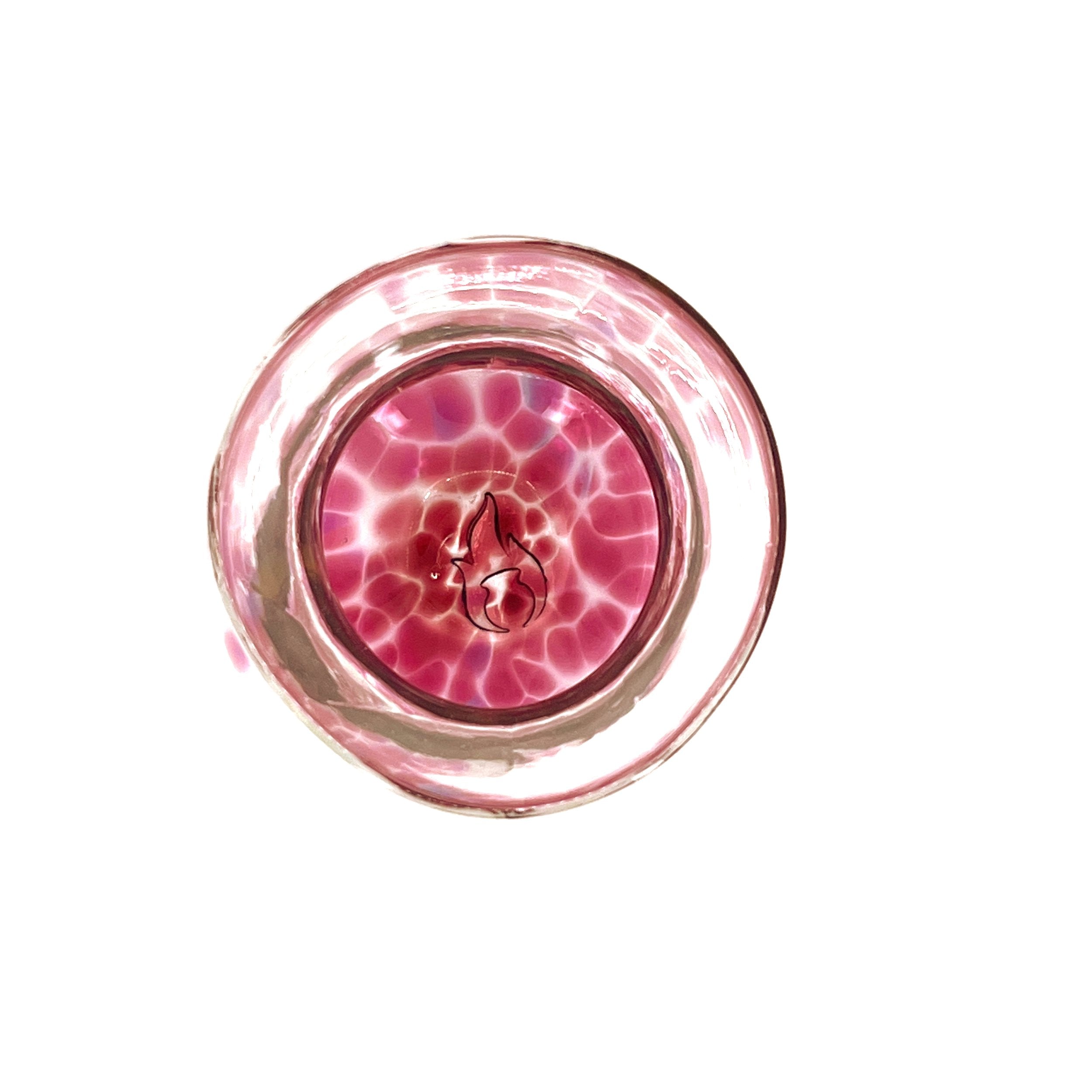 Clear X Fuchsia Frit
